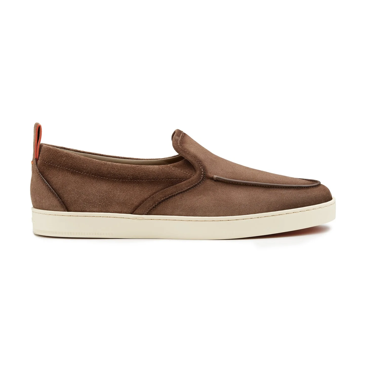 Men's dark brown suede Weekend loafer - 1