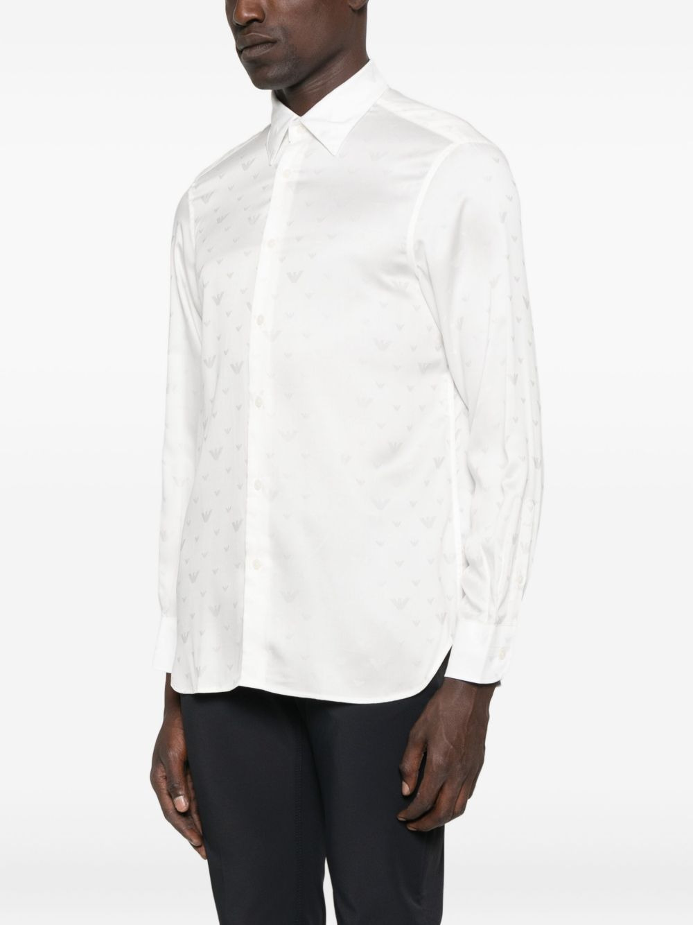 long-sleeve button-up shirt - 3