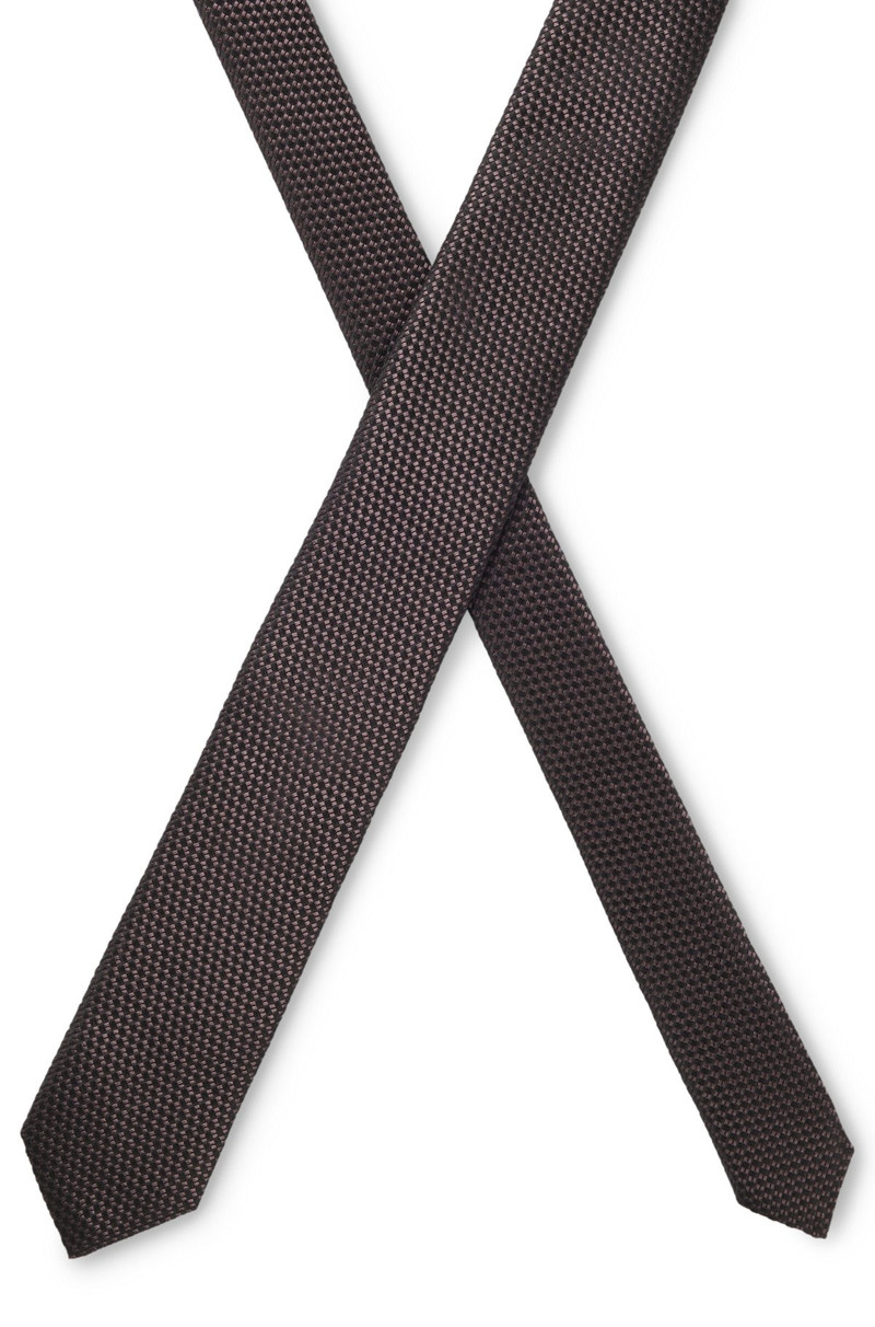 JACQUARD-PATTERN TIE IN SILK 4
