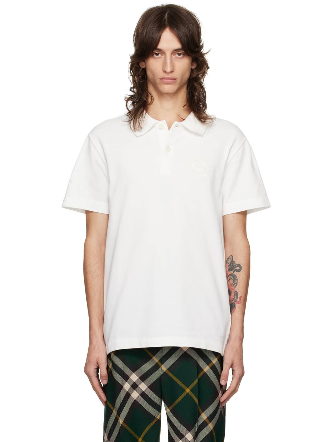 White EKD Polo - 1