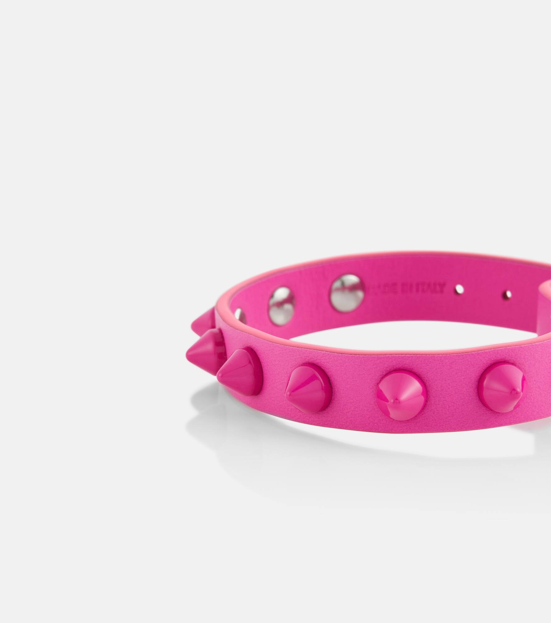 Loubilink embellished leather bracelet - 4