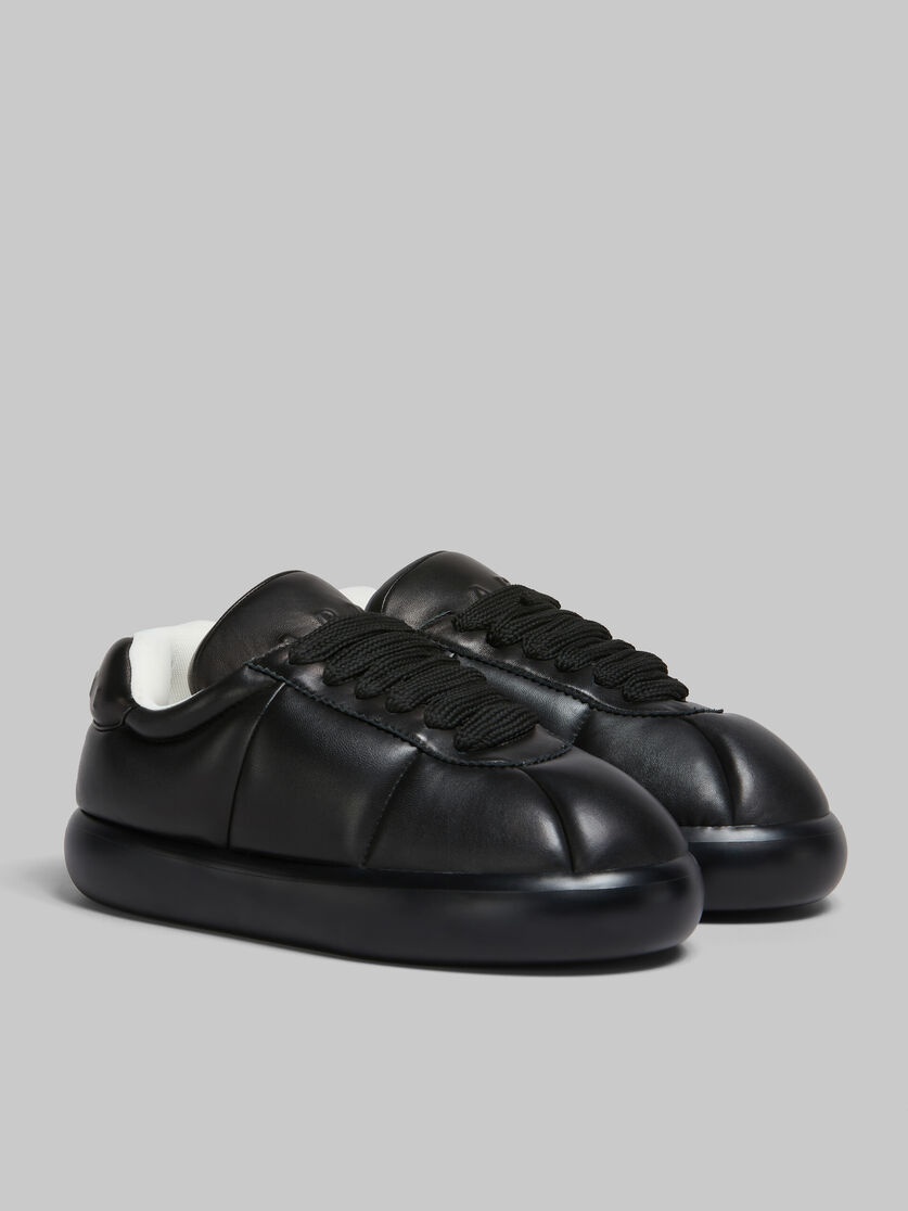 Marni BLACK LEATHER BIGFOOT 2.0 SNEAKER | REVERSIBLE