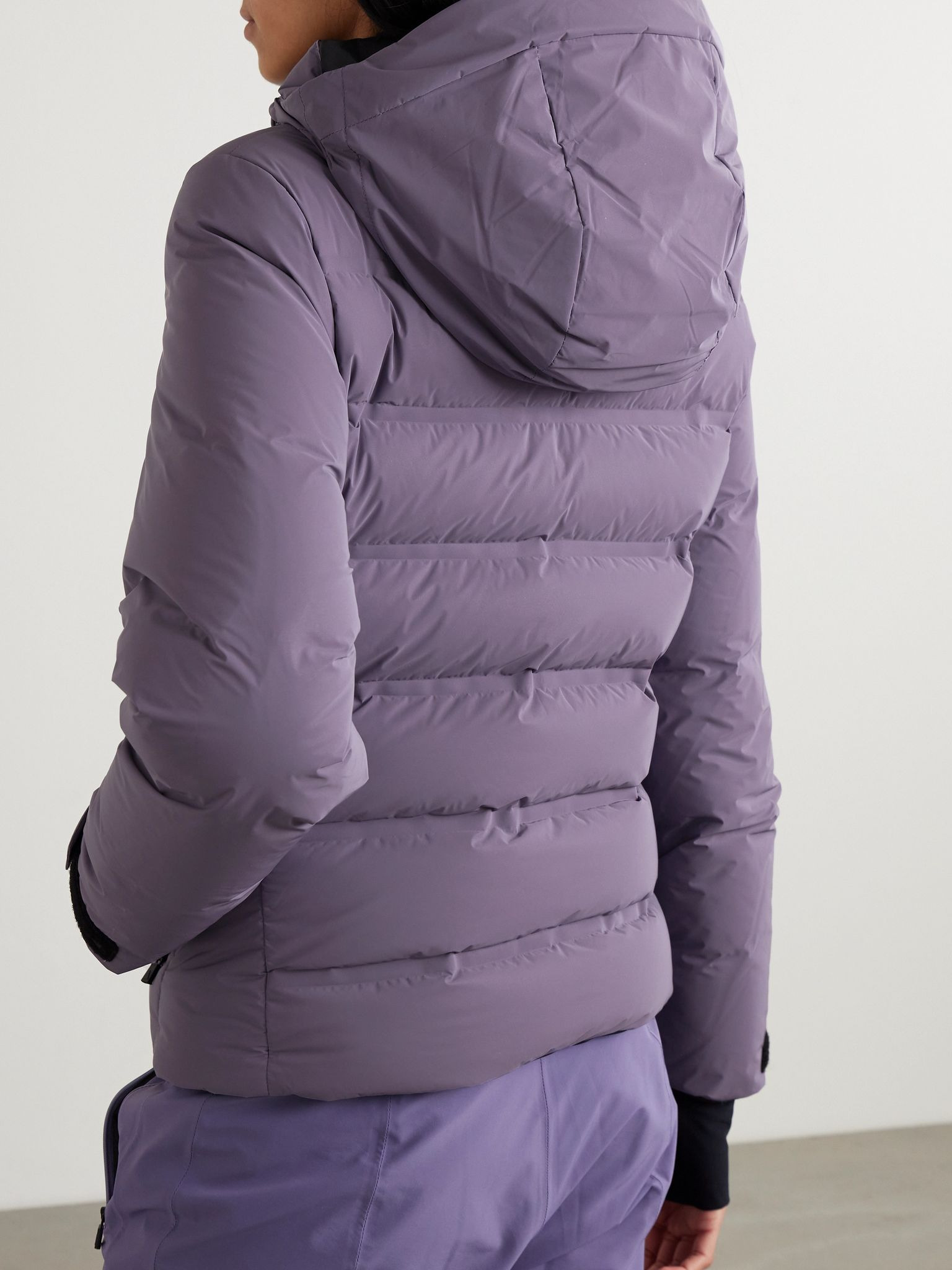 Nuke hooded down ski jacket Purple - 4