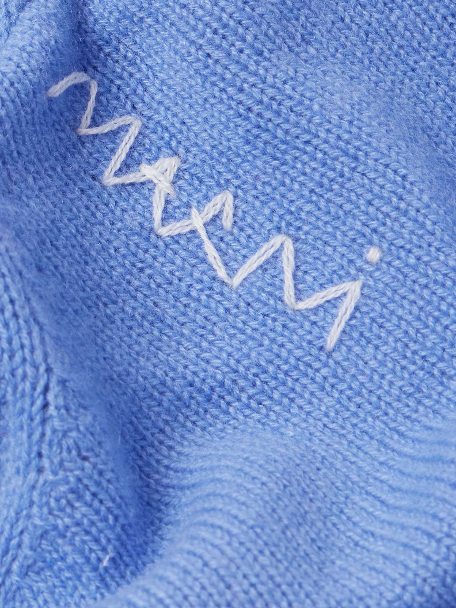 Logo-Embroidered Cashmere Sweater - 4