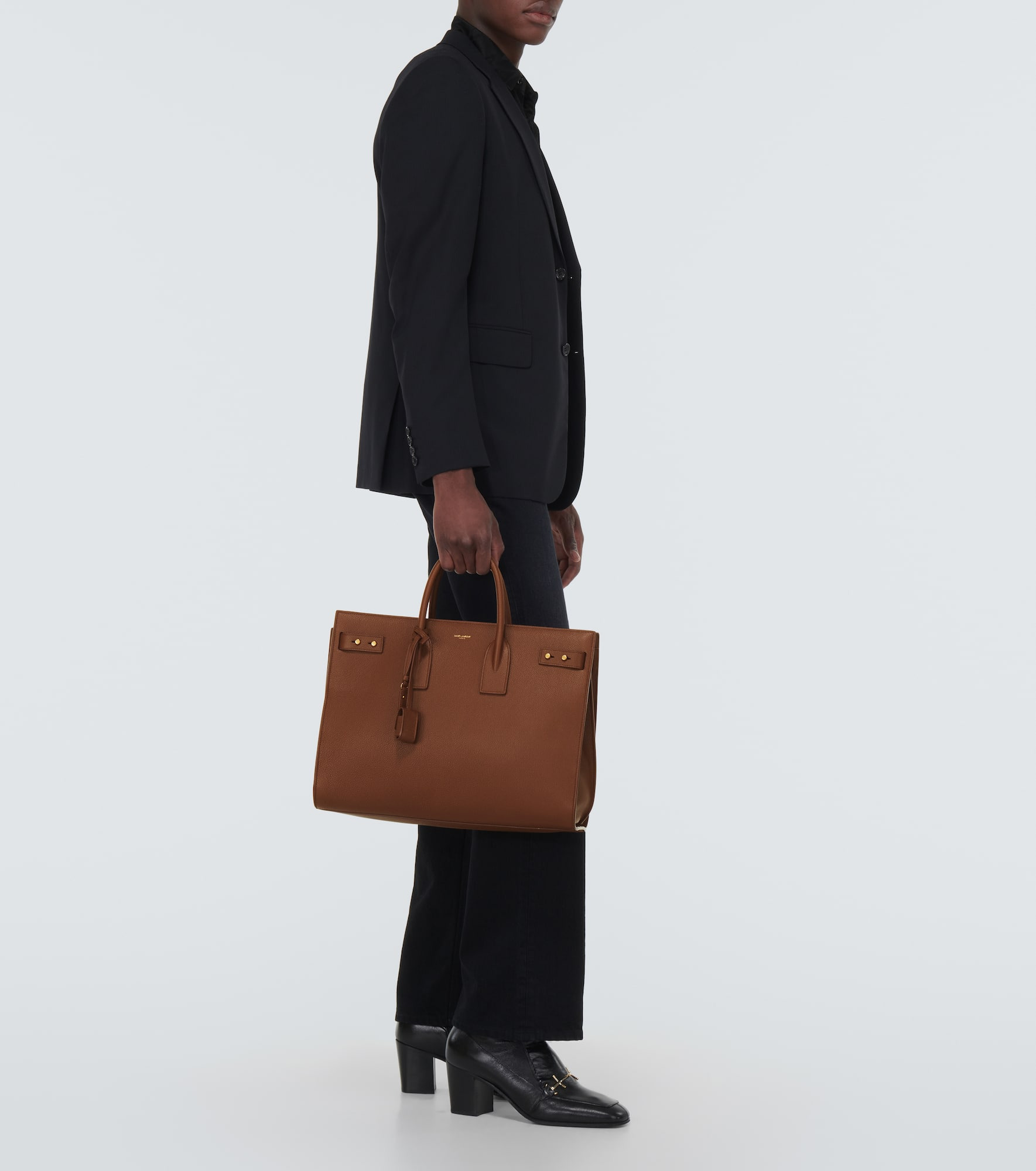 Sac de Jour Thin Large leather tote bag - 7