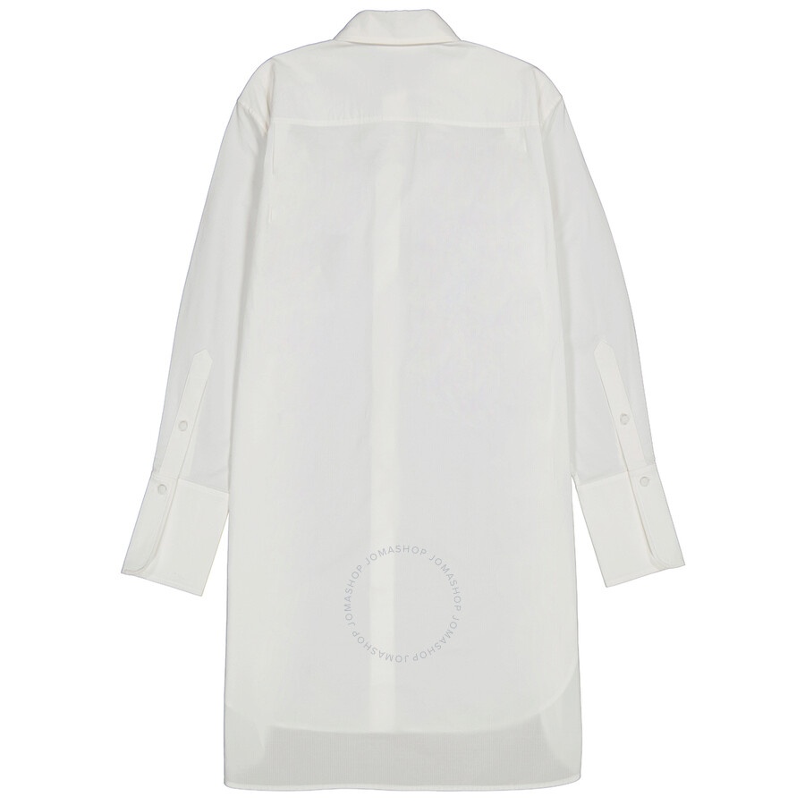 Chloe Ladies White Poplin Long-cut Shirt, Brand Size 34 (US Size 0) - 2