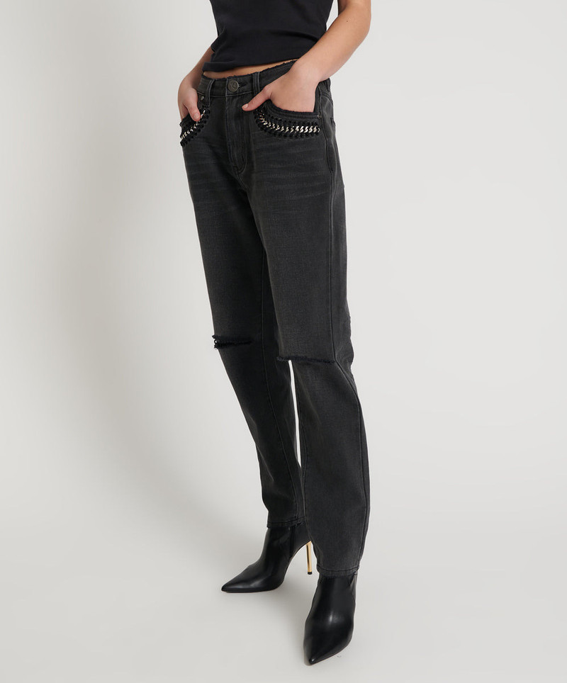 1982S High Waist Balloon Denim Jeans - Storm Grey 3