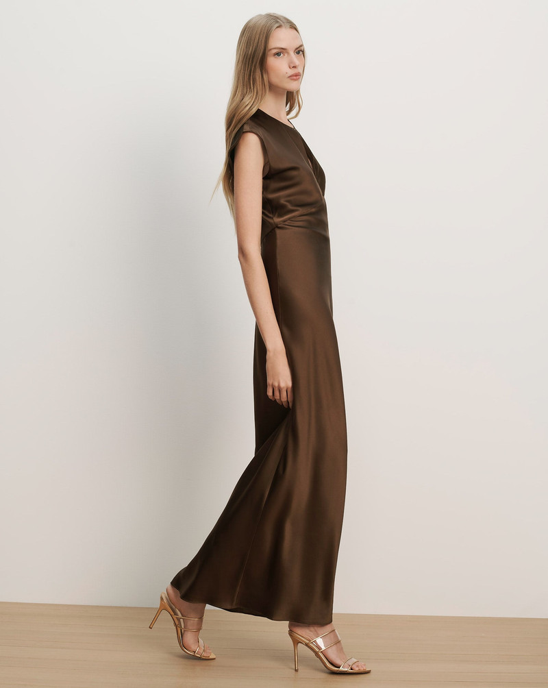 VERONICA BEARD NELZY SILK MAXI DRESS outlook
