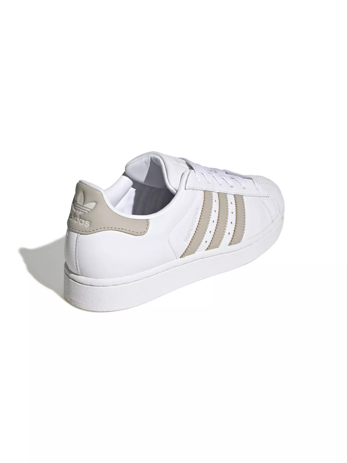 Originals Superstar II "Ftwr White/Wonder Beige/Alumina" Women's Shoe - 4