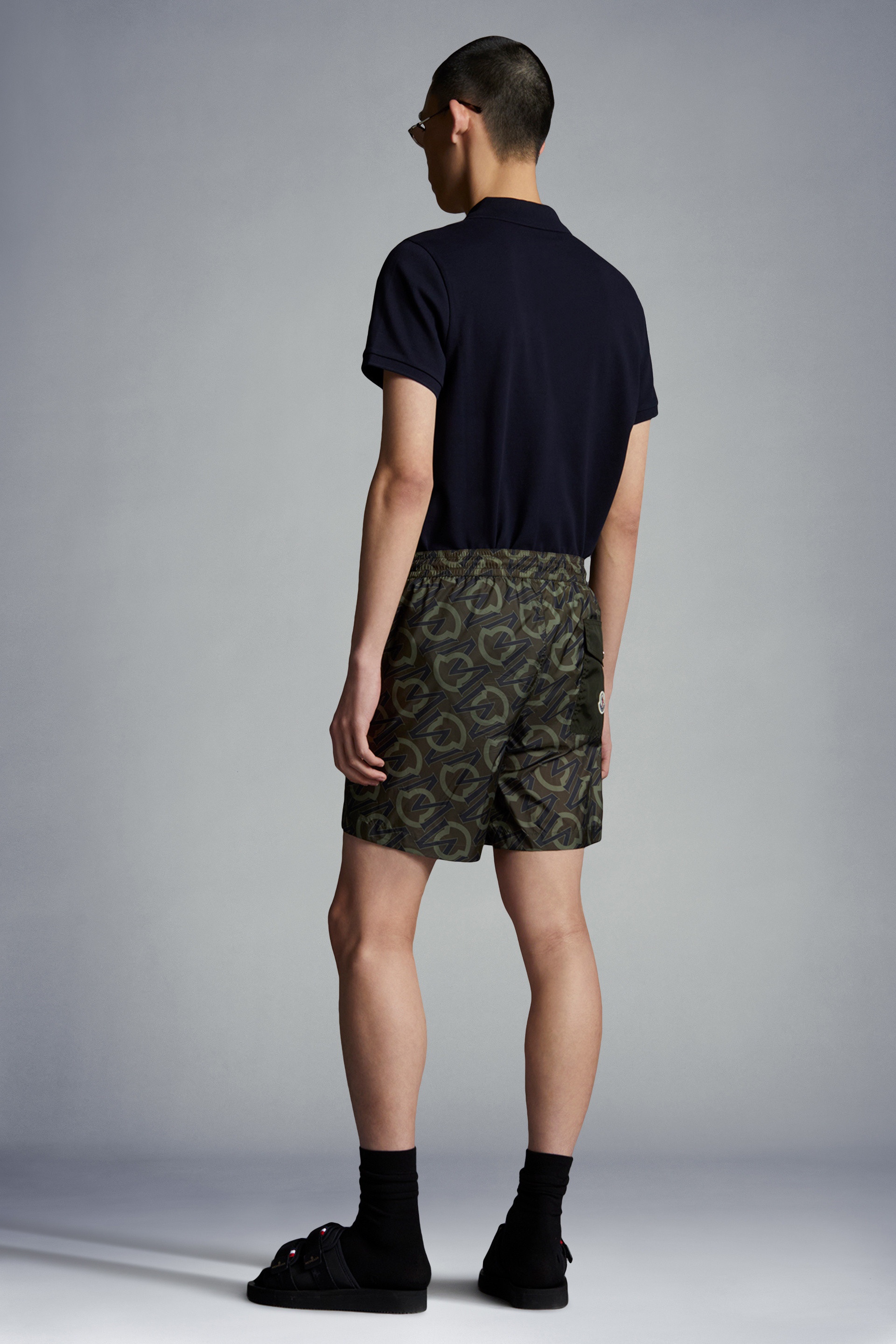 Monogram Print Swim Shorts - 5