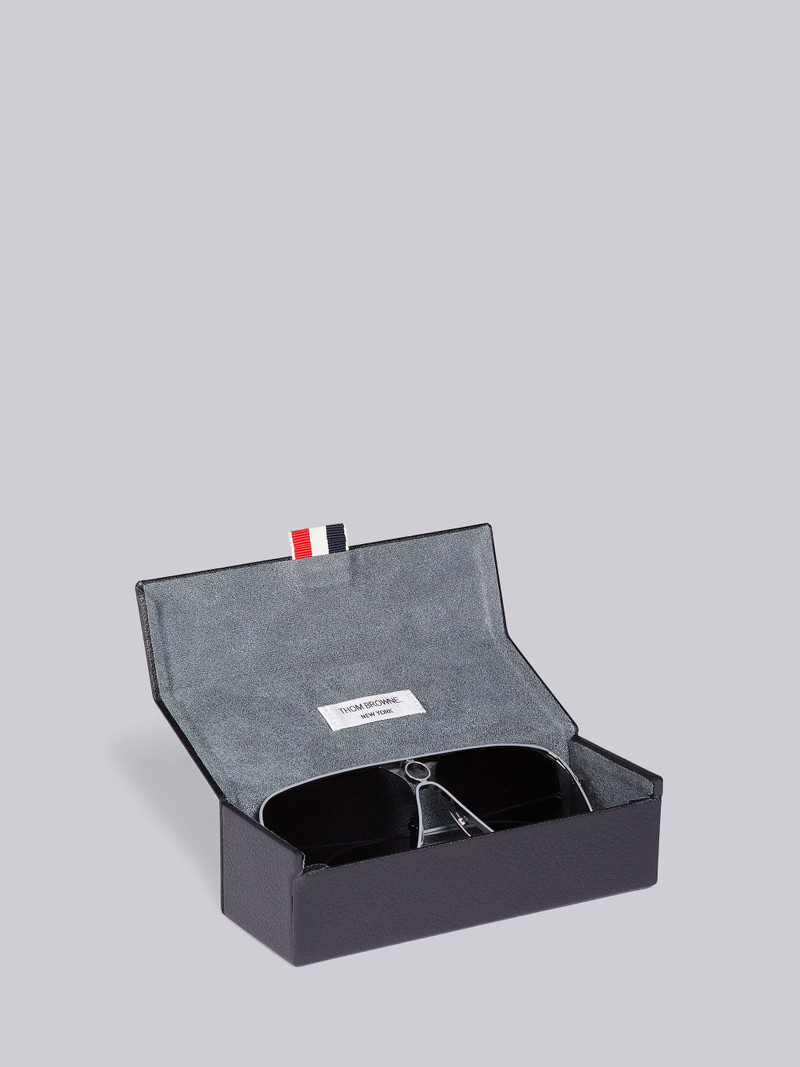 TB114 - Sliver Rectangular Aviator Sunglasses 5