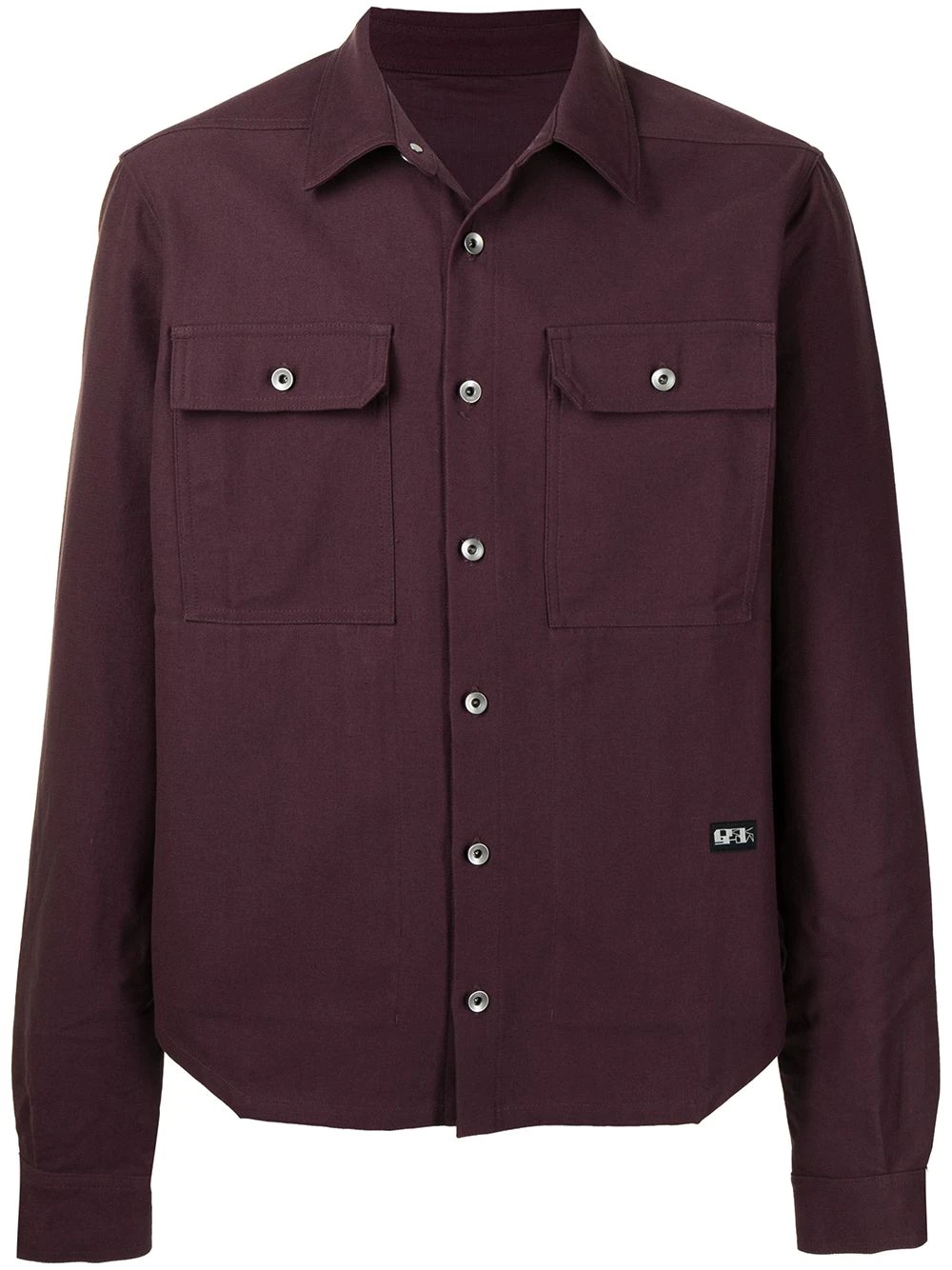long-sleeve shirt jacket - 1