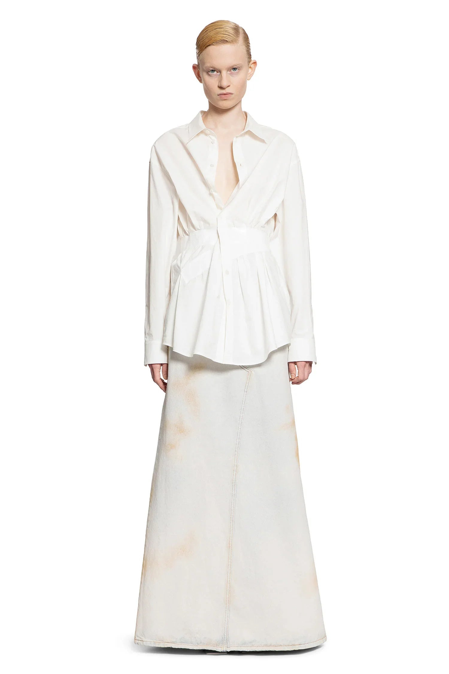 Gathered-Long-Sleeve-Shirt - 4