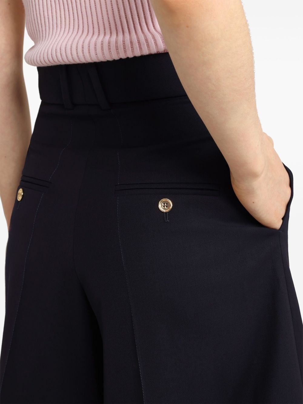 twill bermuda shorts - 4