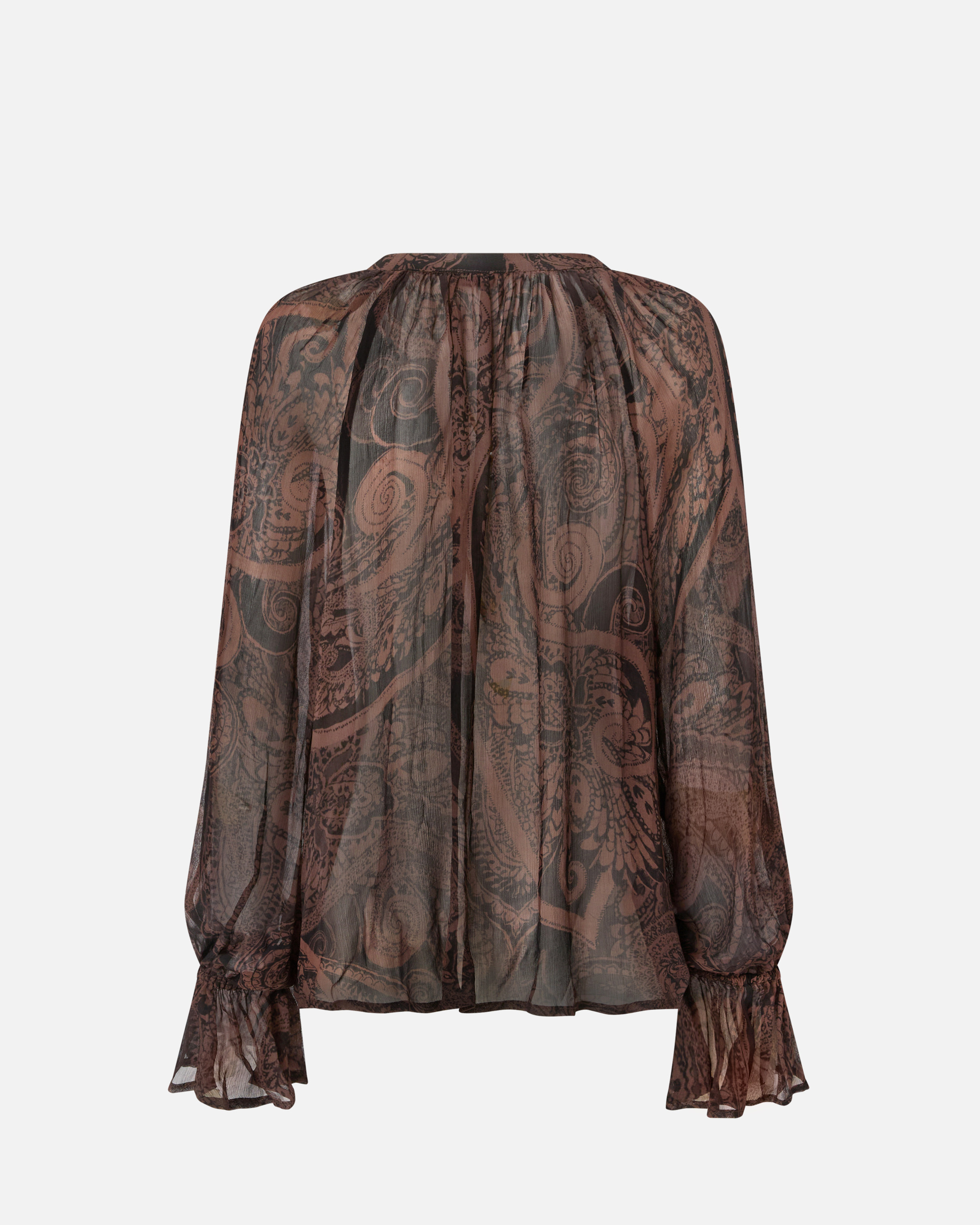 BLOUSE WITH CASHMERE PRINT - 6