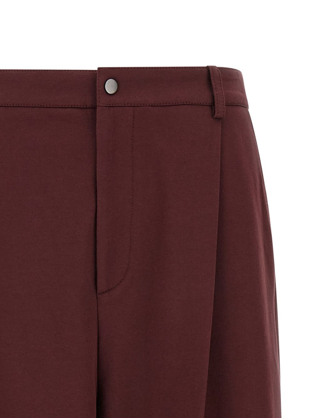 pleated cropped trousers - 3
