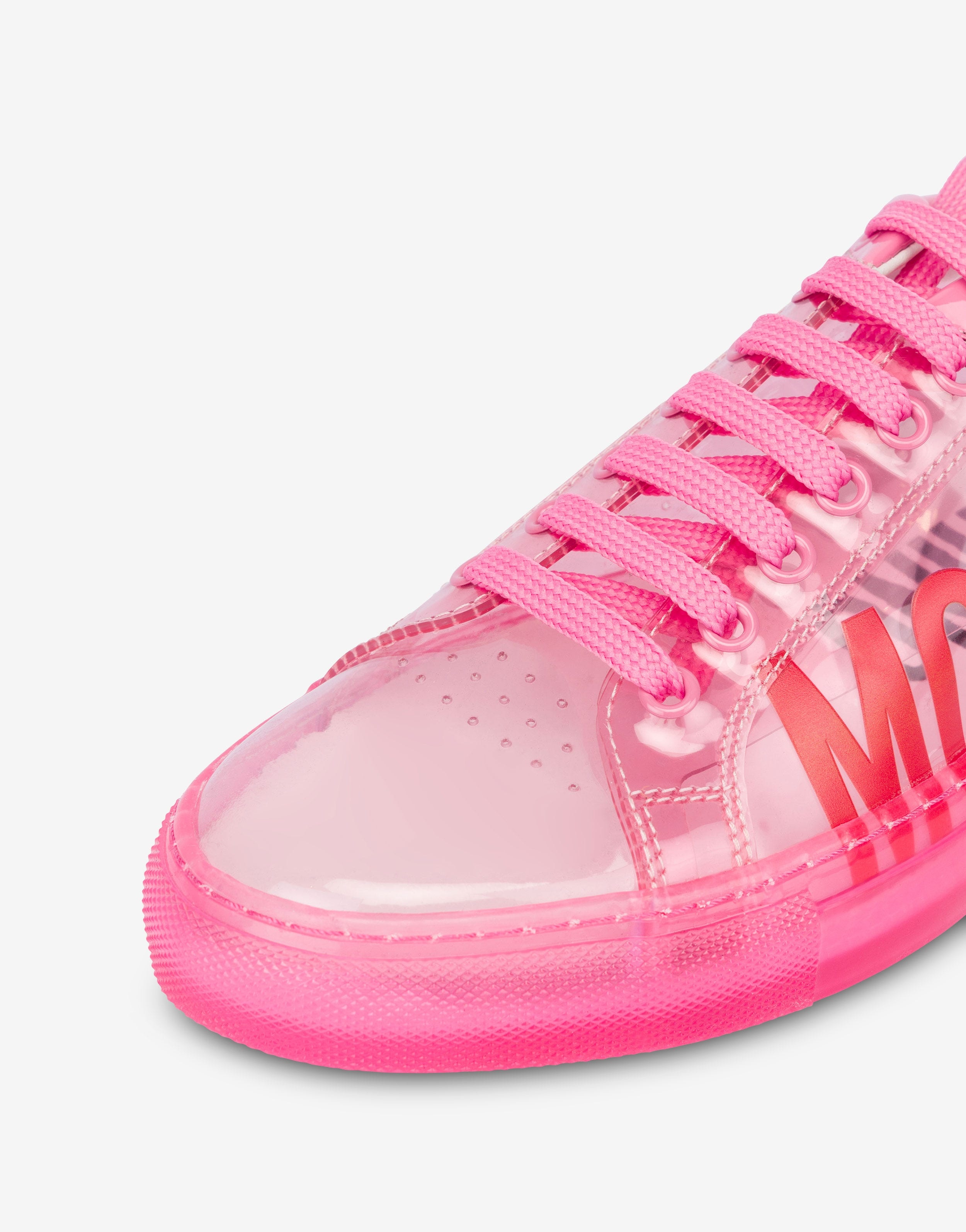TRANSPARENT PVC SNEAKERS WITH LOGO - 4