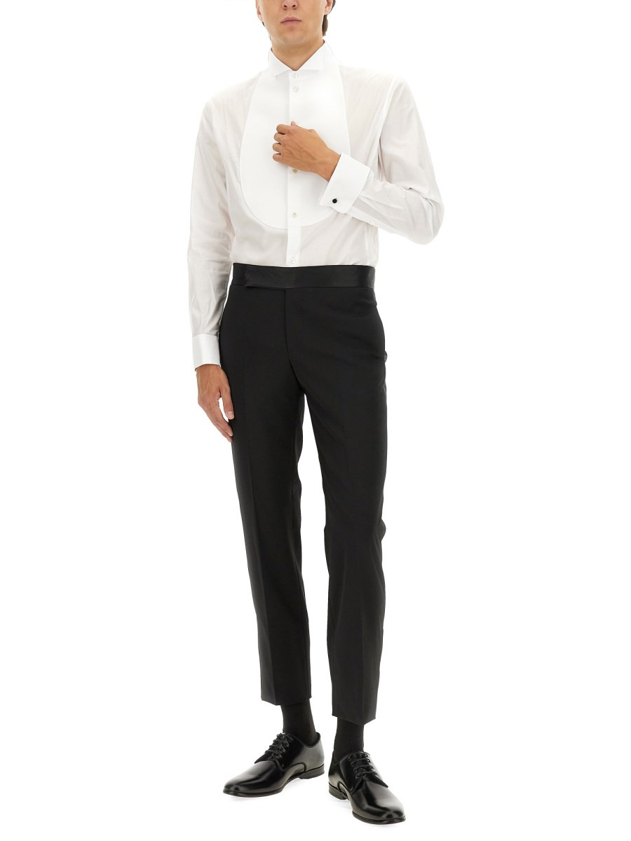 COTTON TUXEDO SHIRT - 2