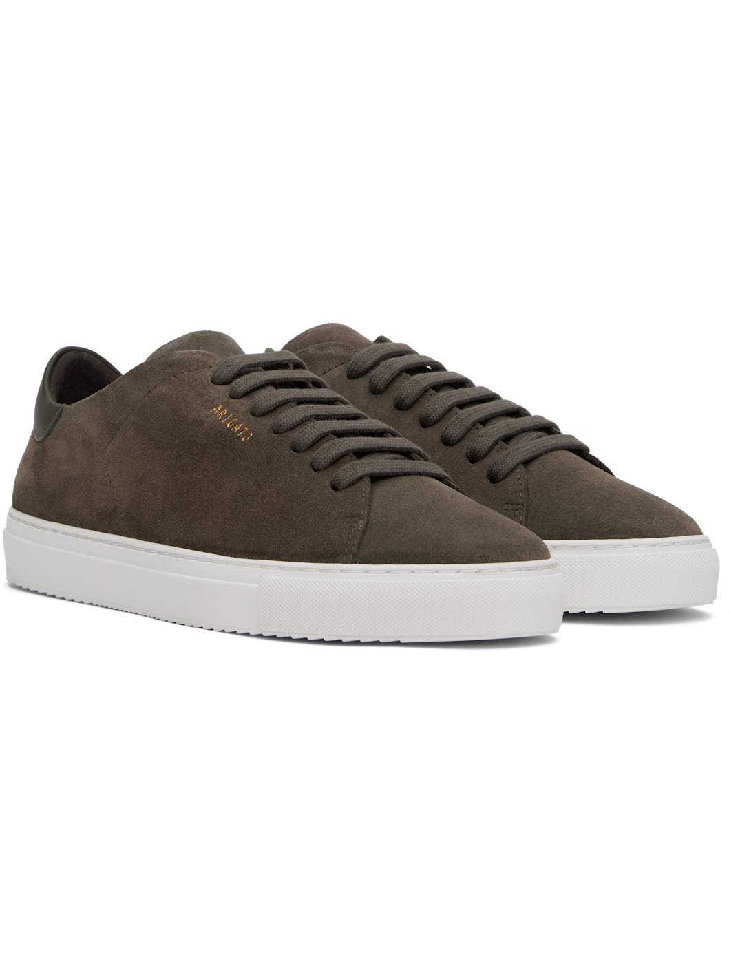 Axel Arigato Brown Clean 90 Suede Sneakers ssense REVERSIBLE