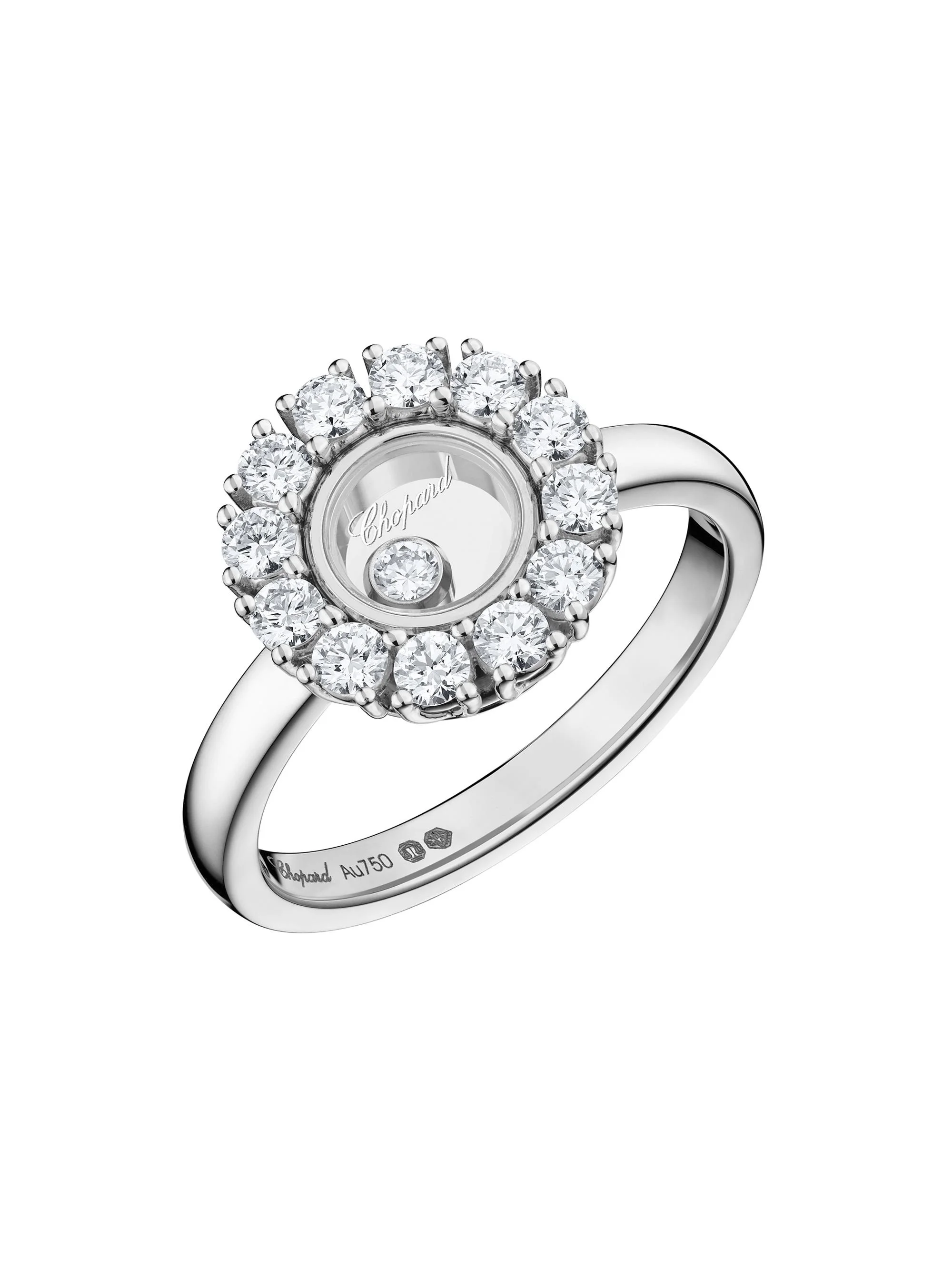 Women's Happy Diamonds 18K White Gold & 0.60 TCW Diamond Ring - White Gold - 1