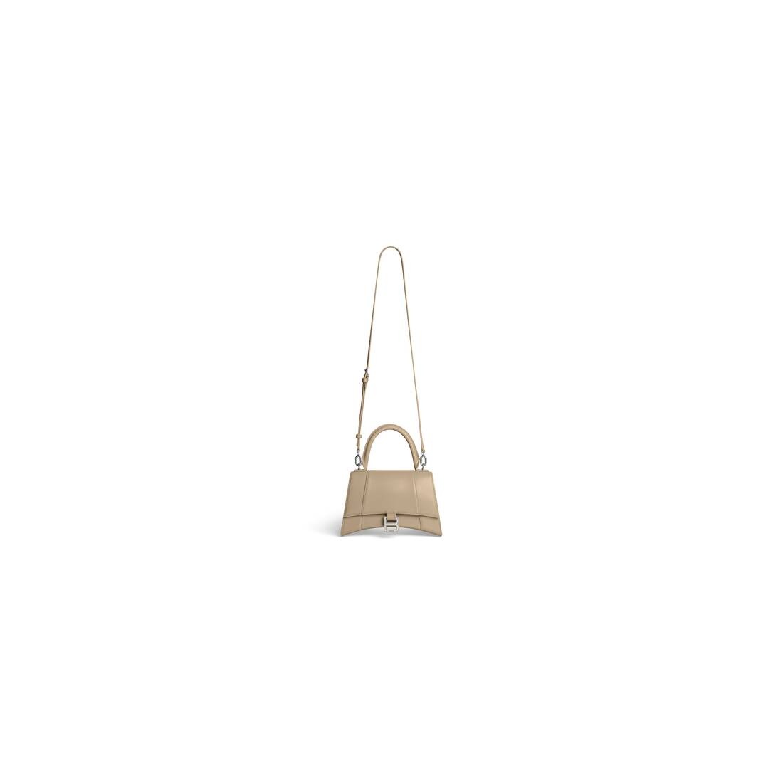 BALENCIAGA Women's Hourglass Small Handbag Box in Beige