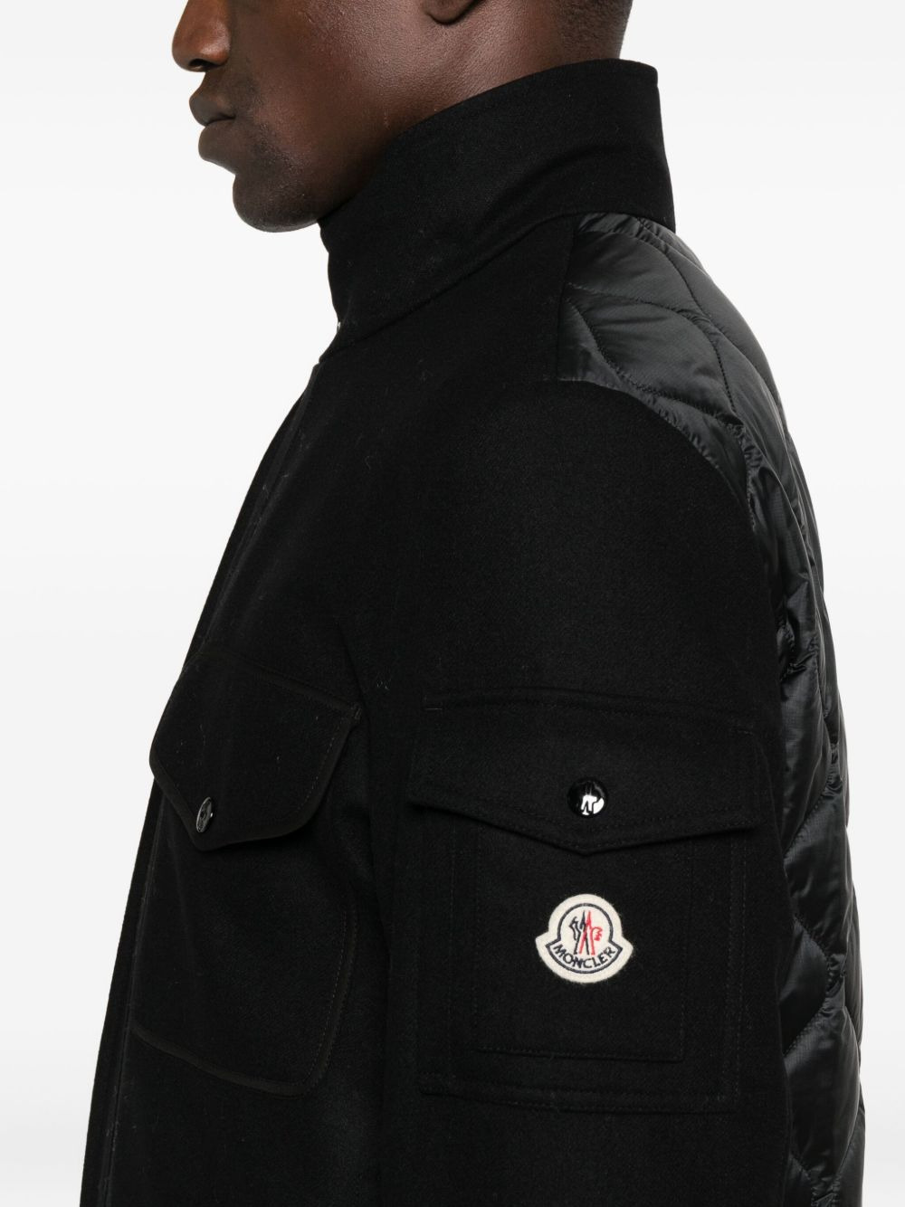 flap-pocket quilted jacket - 5