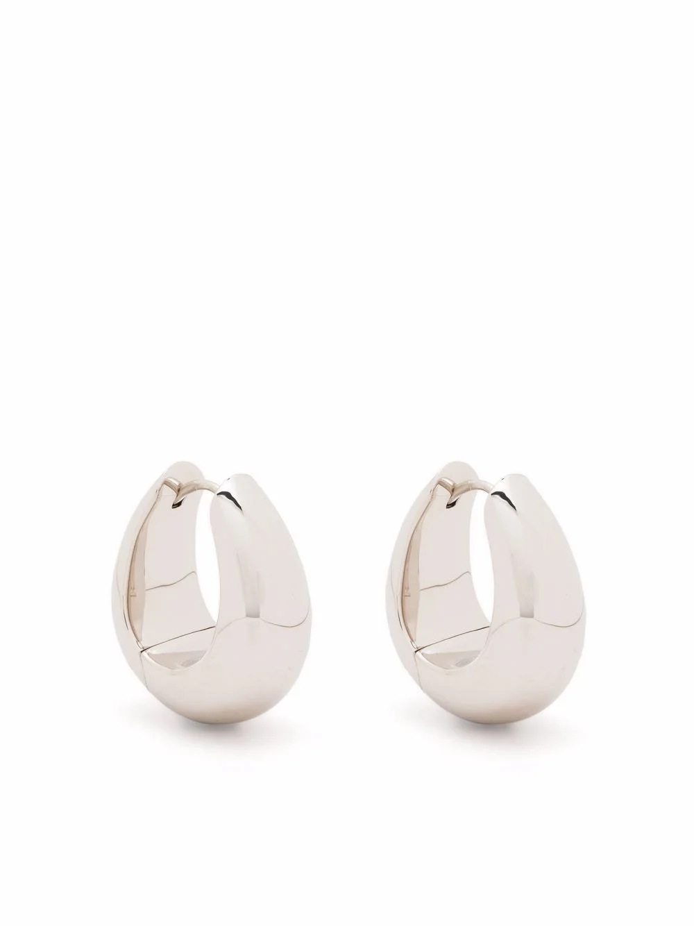 medium Ice hoop earrings - 1
