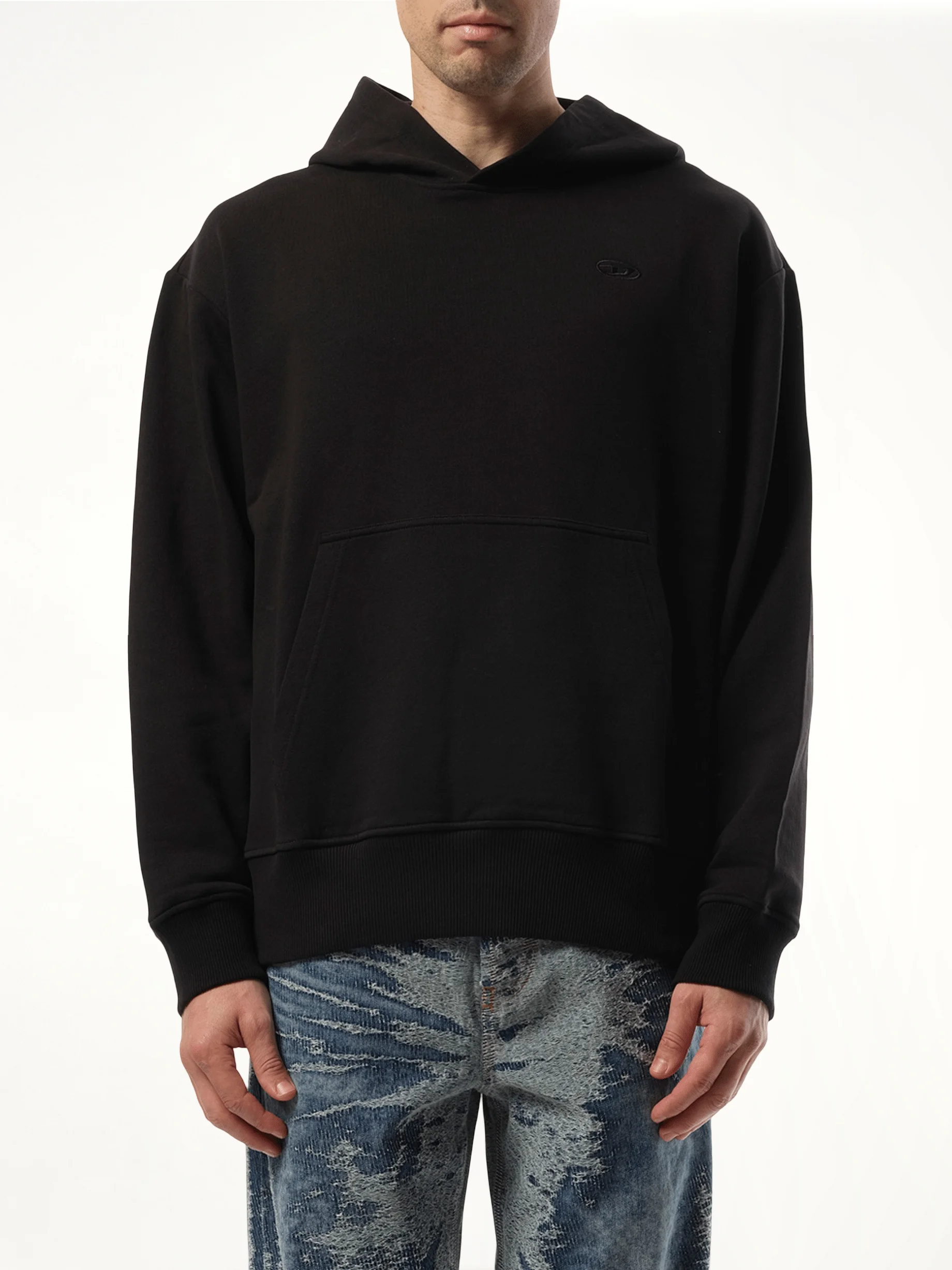 S-Macs Oval D Hoodie in Black - 1