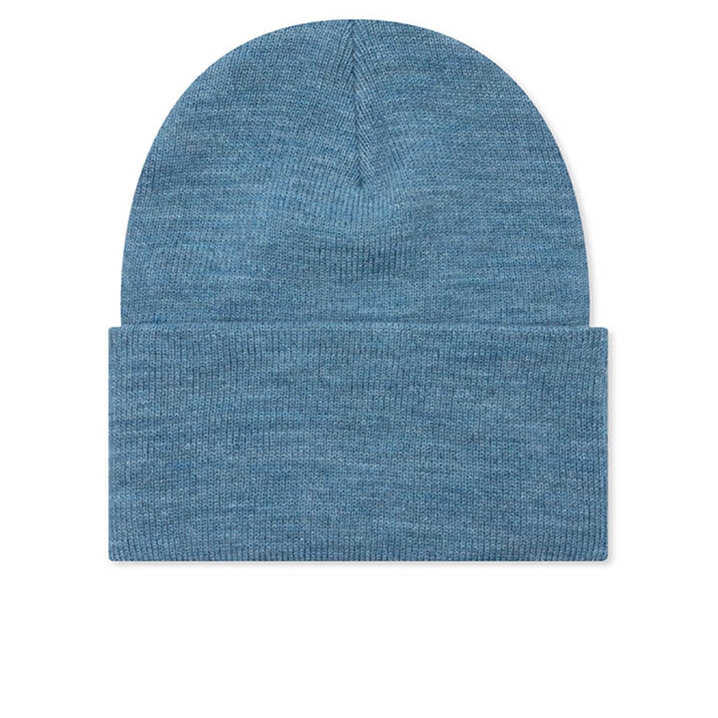 logo-patch knitted beanie - 4