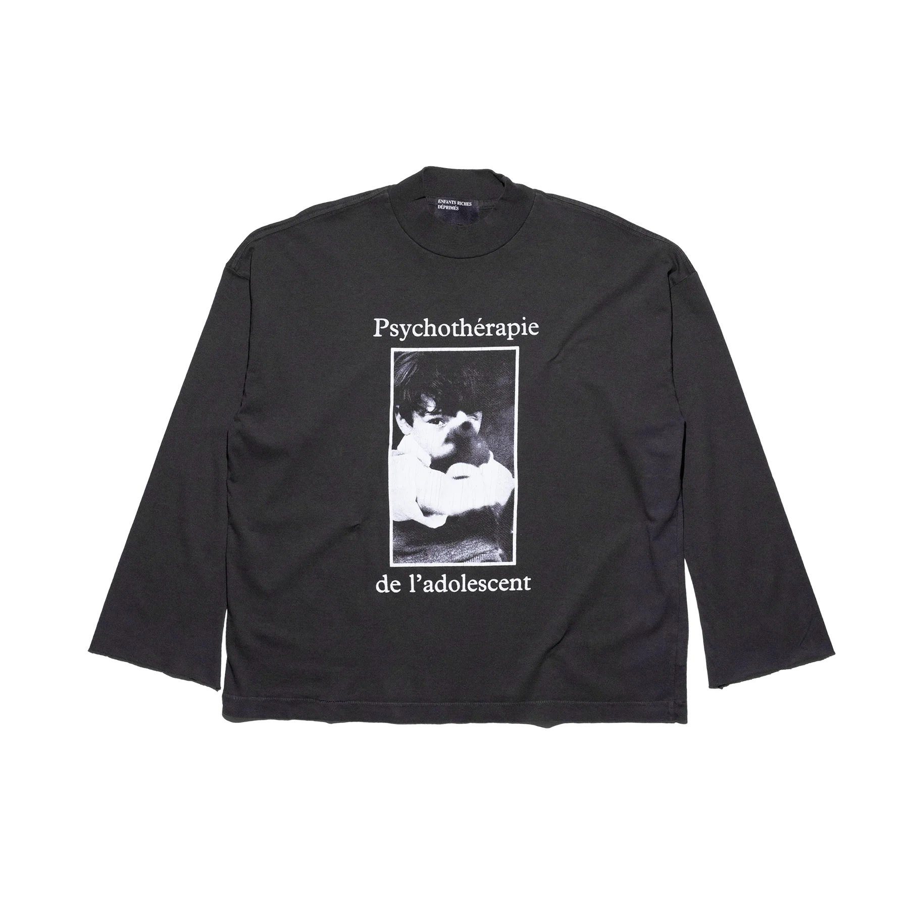 PSYCHOTHÉRAPIE D L'ADOLESCENT MOCKNECK LS T-SHIRT (EXCLUSIVE) - 1