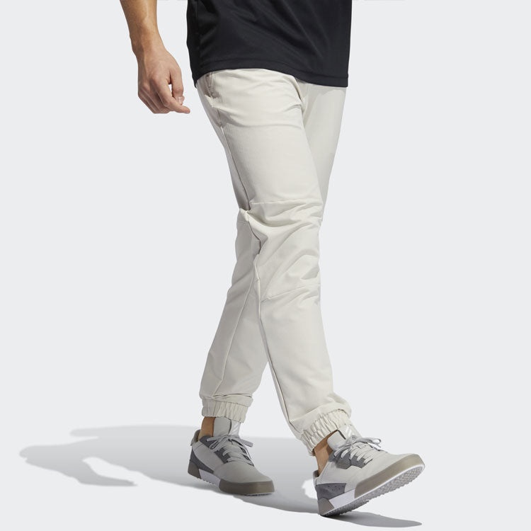 adidas Golf Sports Solid Color Loose Bundle Feet Long Pants Bauxite Brown GL0997 - 4