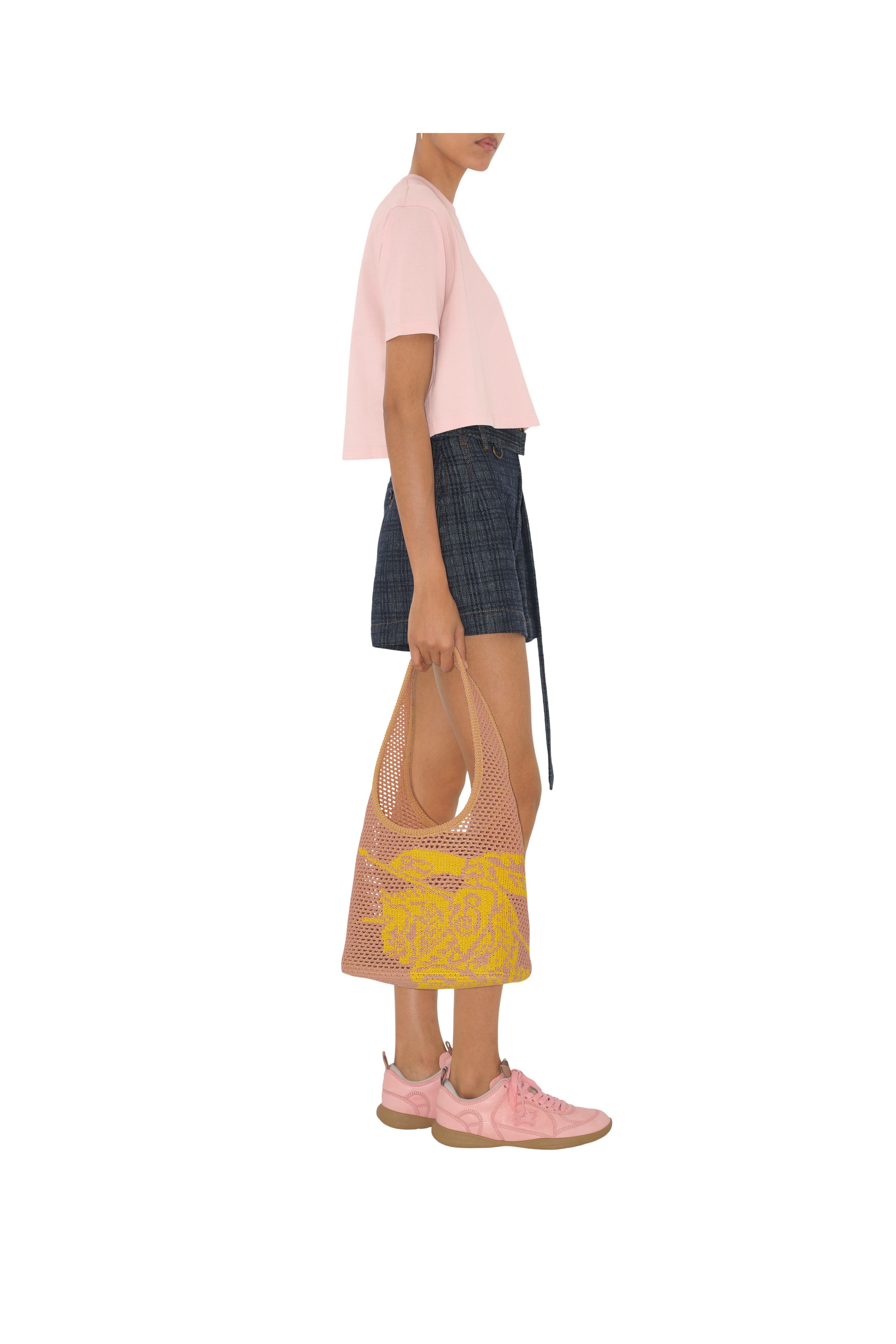 burberry Cropped Cotton T-shirt in Bouquet at Nordstrom - 3