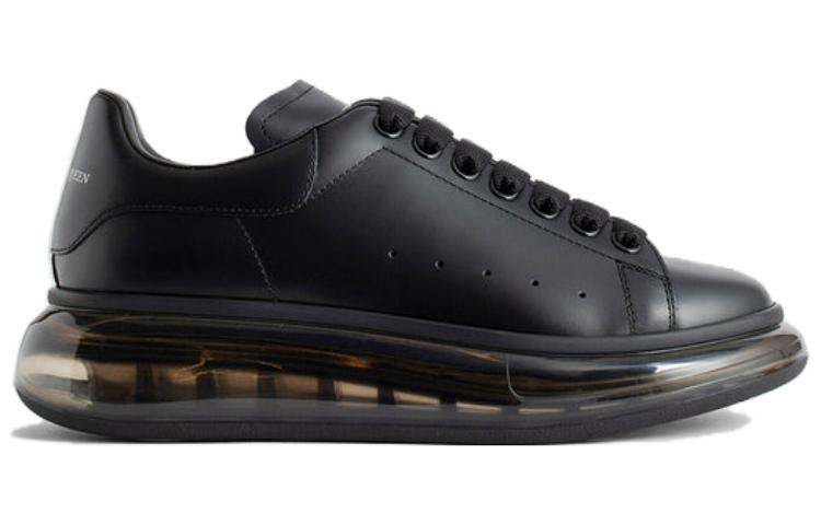 Alexander McQueen Oversized Sneaker 'Black Shiny Sole' 604232WHX981000 - 2