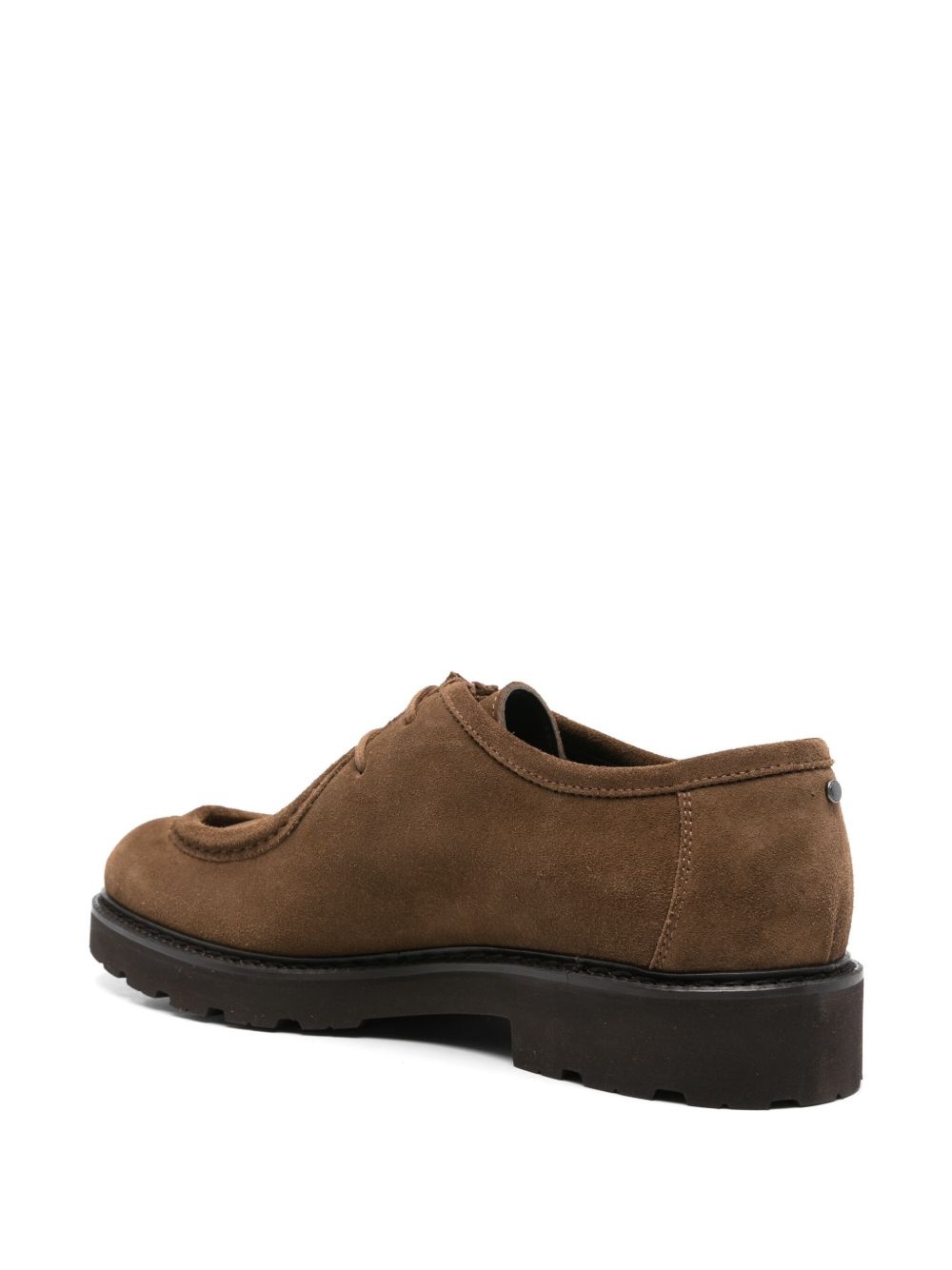 suede lace-up shoes - 3