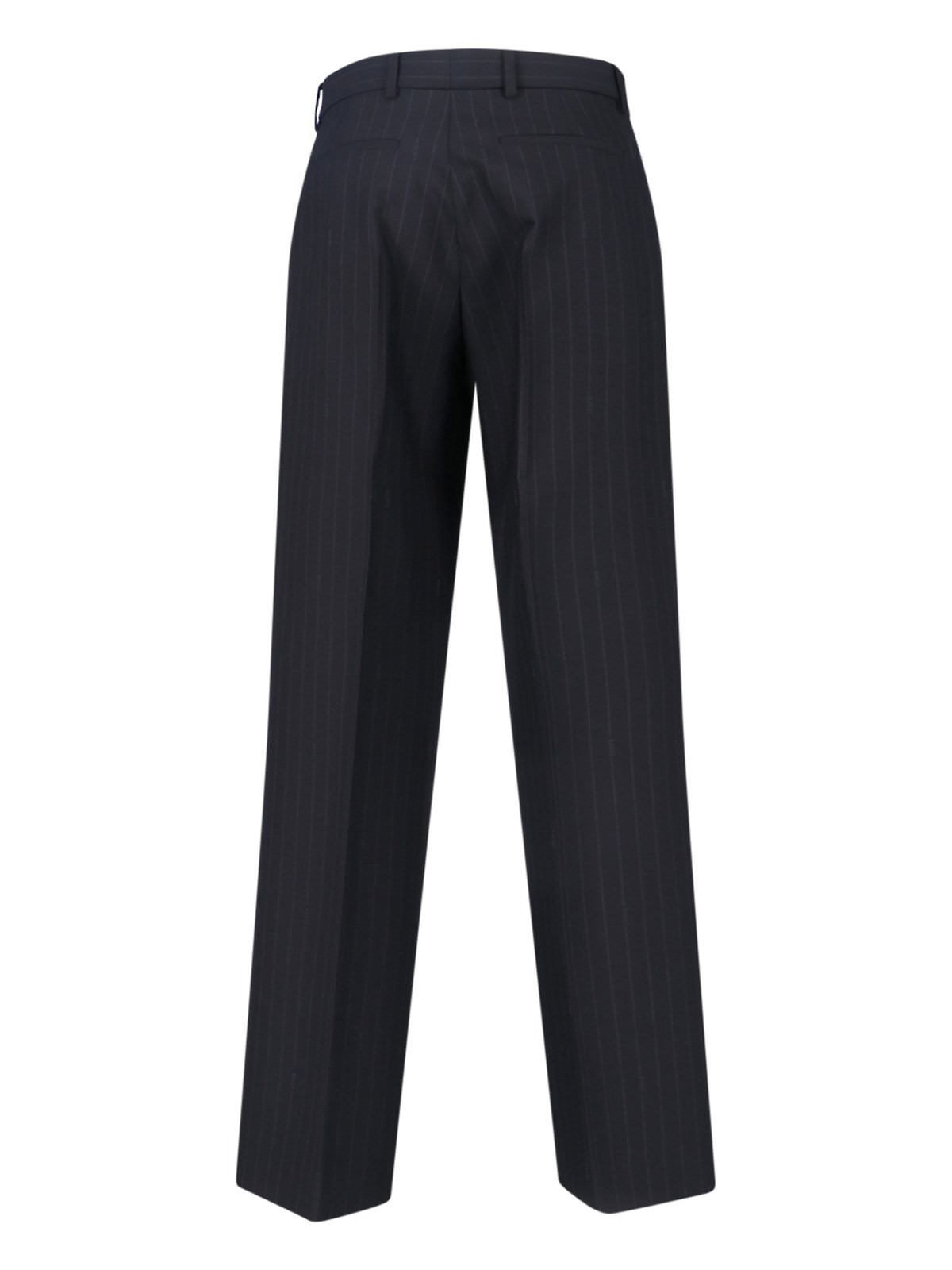 PINSTRIPE WOOL PANTS - 2