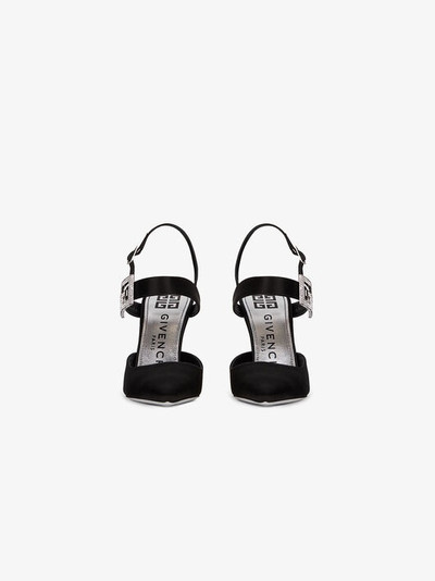 Givenchy DOUBLE G BUCKLE PUMPS IN SATIN outlook