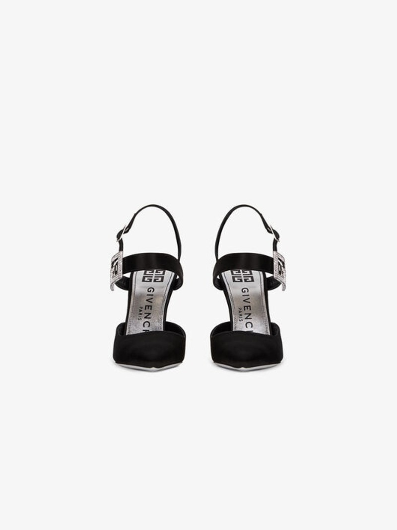 Givenchy DOUBLE G BUCKLE PUMPS IN SATIN outlook