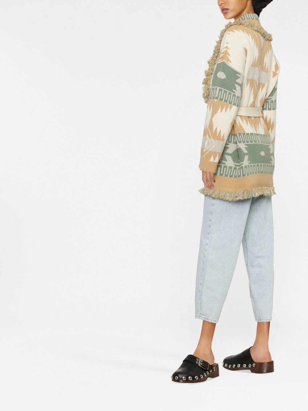 Icon fringed cashmere cardigan - 3