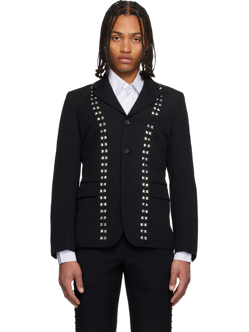 Black Studded Blazer 1