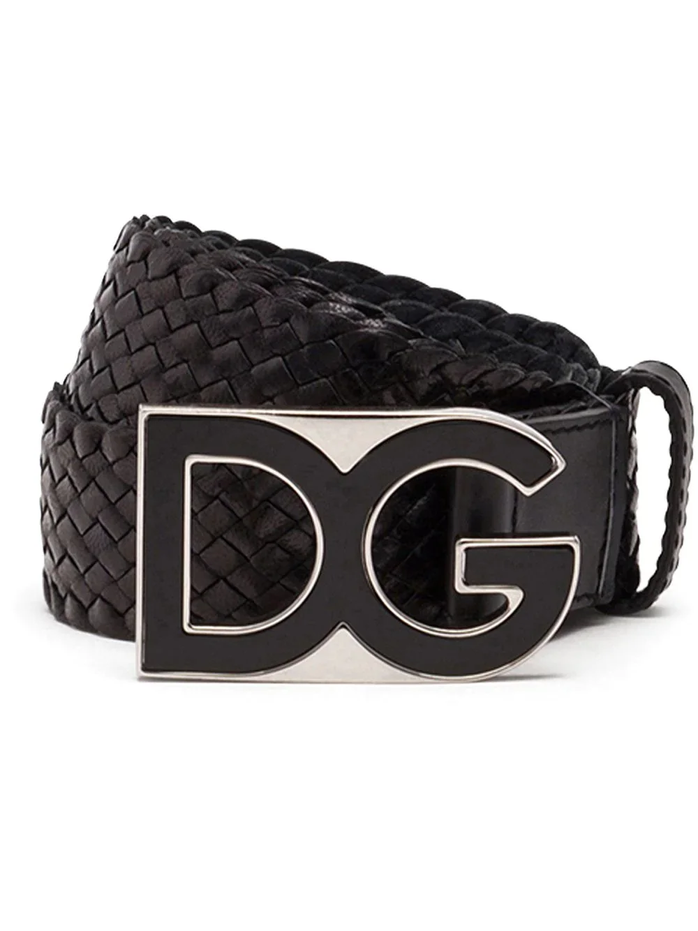 DG buckle interwoven belt - 1
