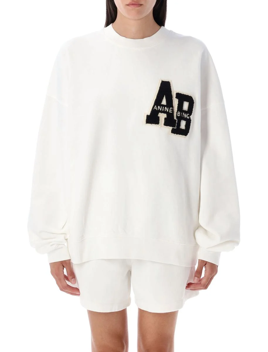 Anine Bing Miles Oversized Sweatshirt - 1
