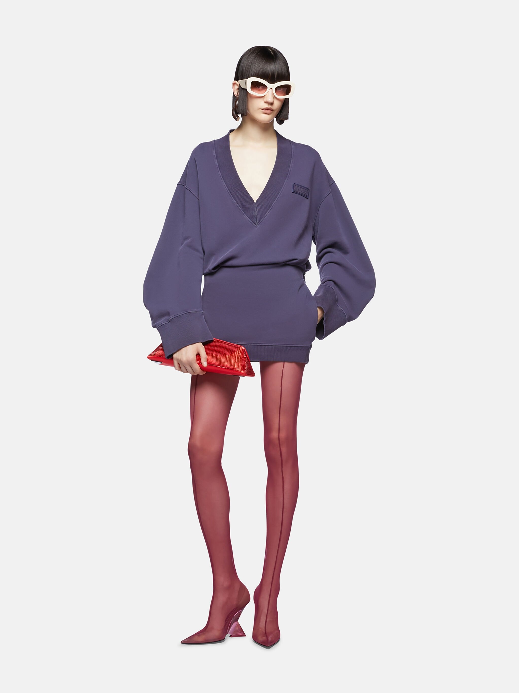FADED PURPLE MINI DRESS - 2