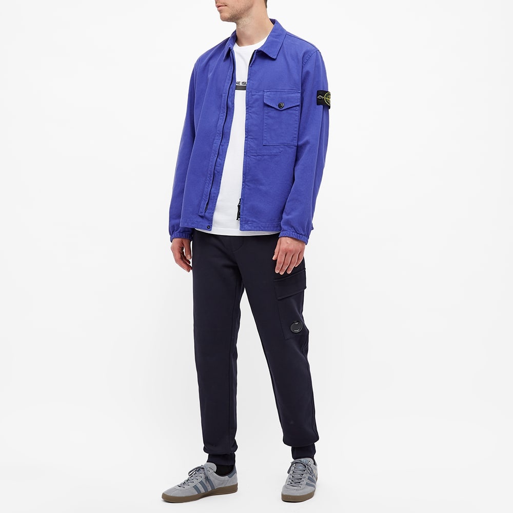 Stone Island Garment Dyed Zip Shirt Overshirt - 6