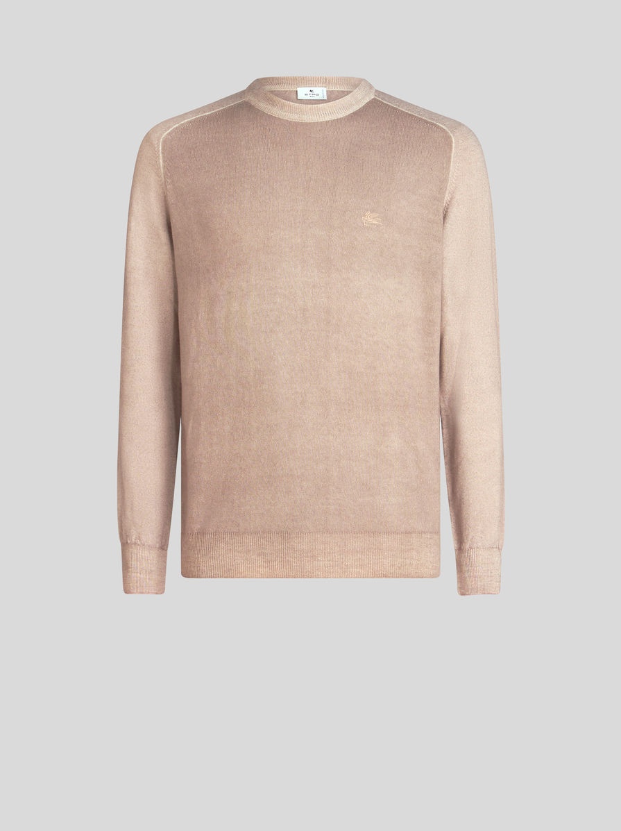 WOOL JUMPER WITH LOGO - 1