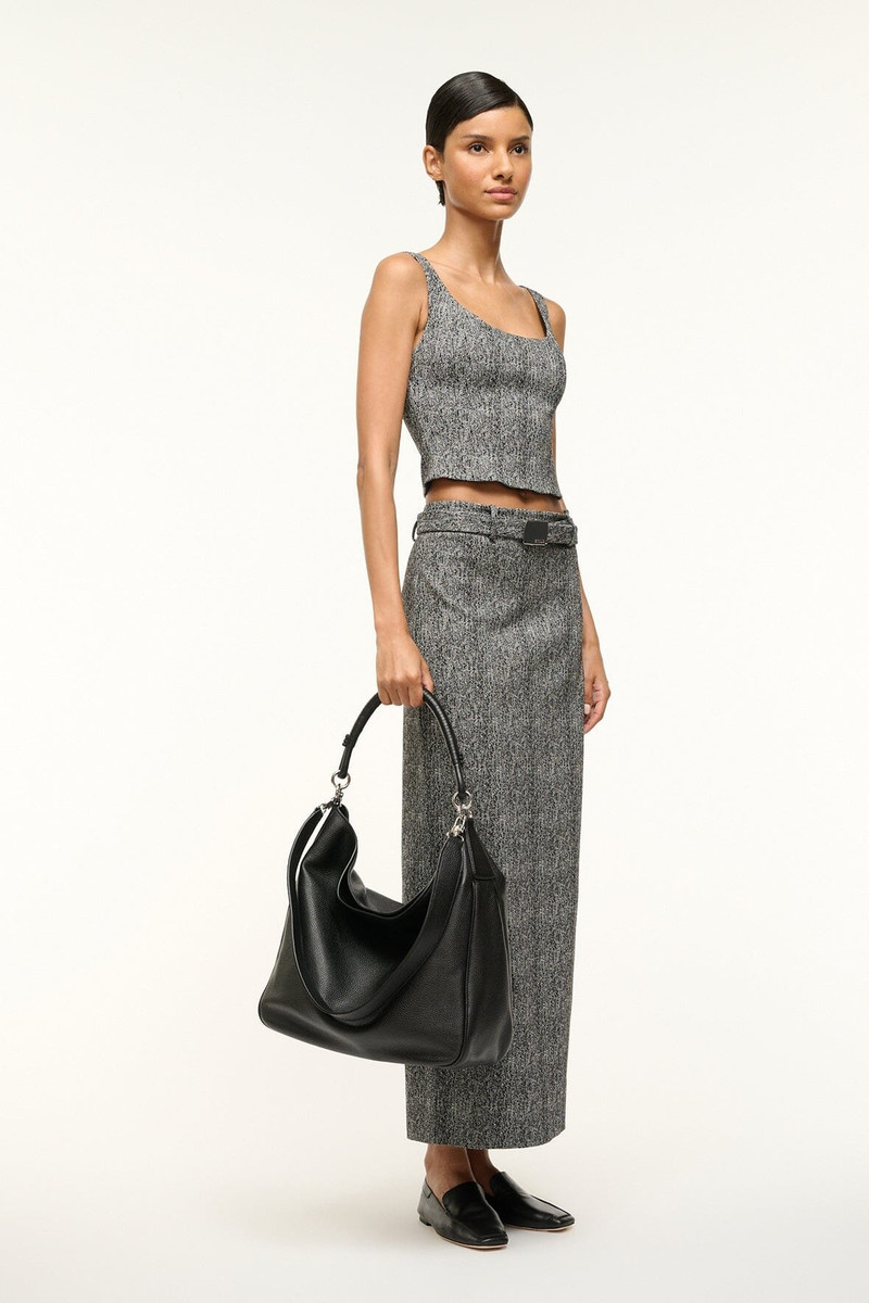 STAUD WELLS TOP TEXTURED HERRINGBONE 5