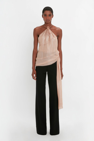 Victoria Beckham Flower Detail Cami Top In Rosewater outlook