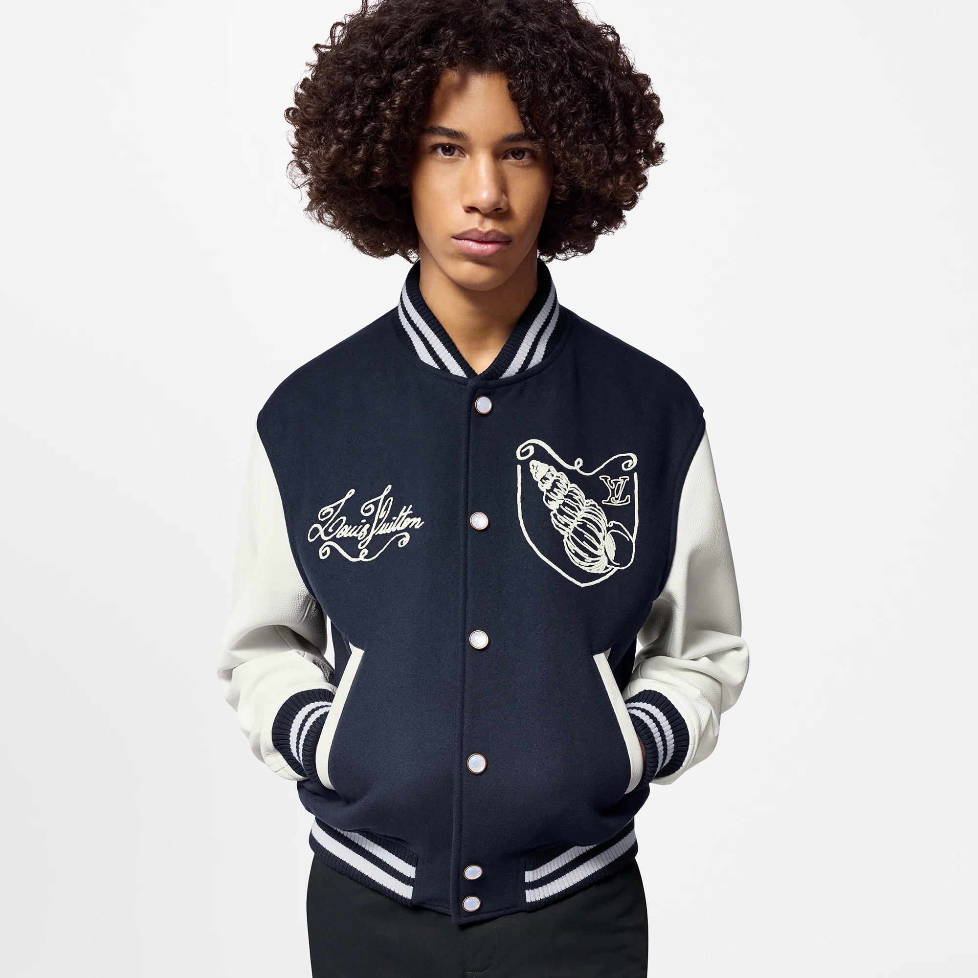 Louis Vuitton Calfskin Varsity Jacket | REVERSIBLE