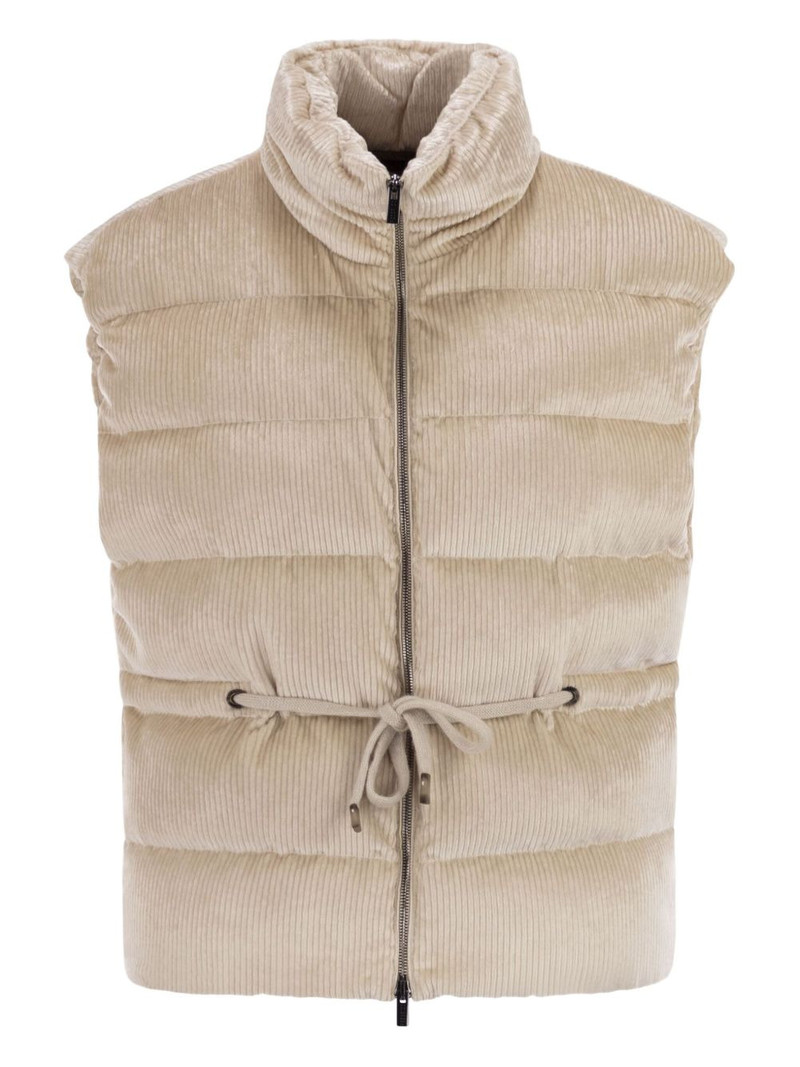 drawstring gilet 1