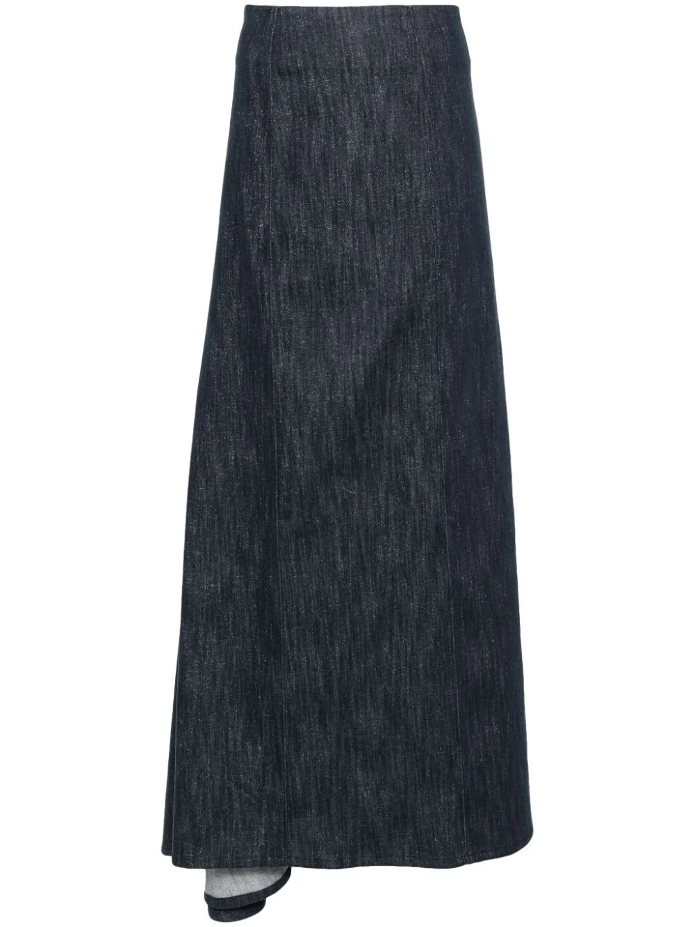 denim maxi skirt - 1
