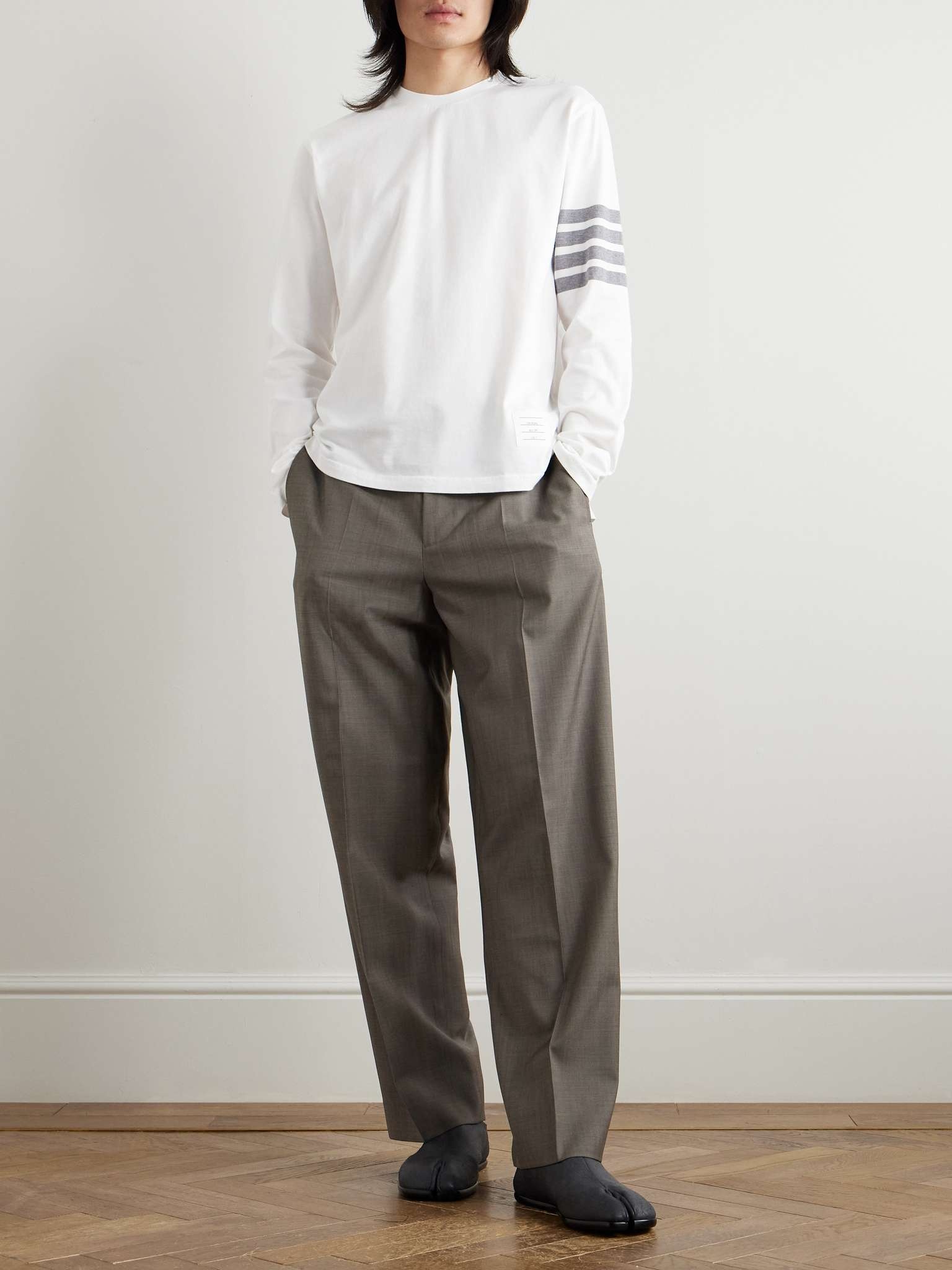 Striped Cotton-Jersey T-Shirt - 2
